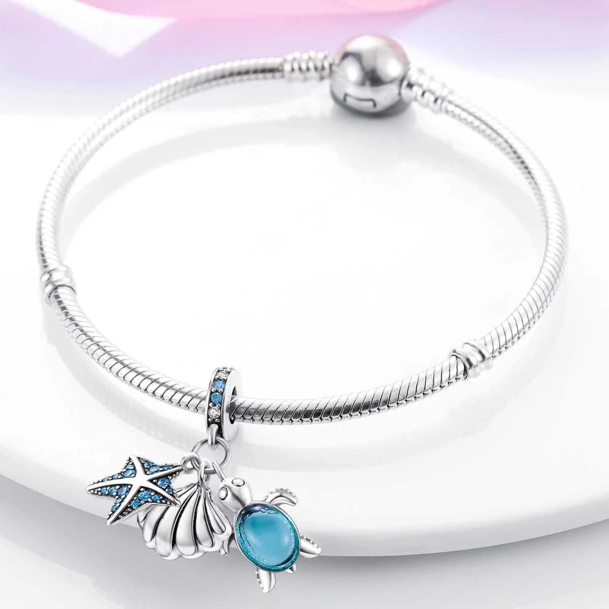 Charm 925 Silver Earring Ring Necklace Sea Turtle Fit Original Bracelet Diy Woman Jewelry Set The jack market .AU The jack market .AU Jewellery & Chains $ 48 200000226:100013777#KTR344-7