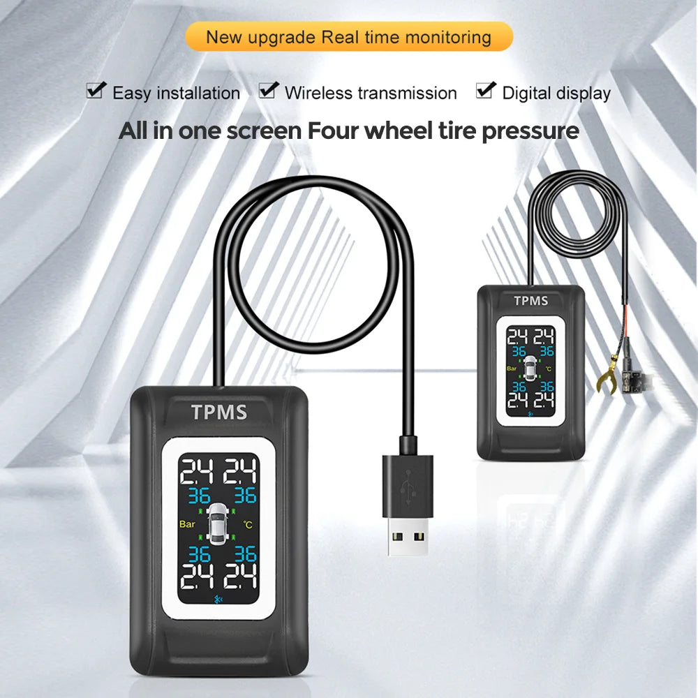 Original Car Design Dedicated Intelligent TPMS Compact and unobtrusive Accessories New Upgraded Tire Pressure Monitoring System
