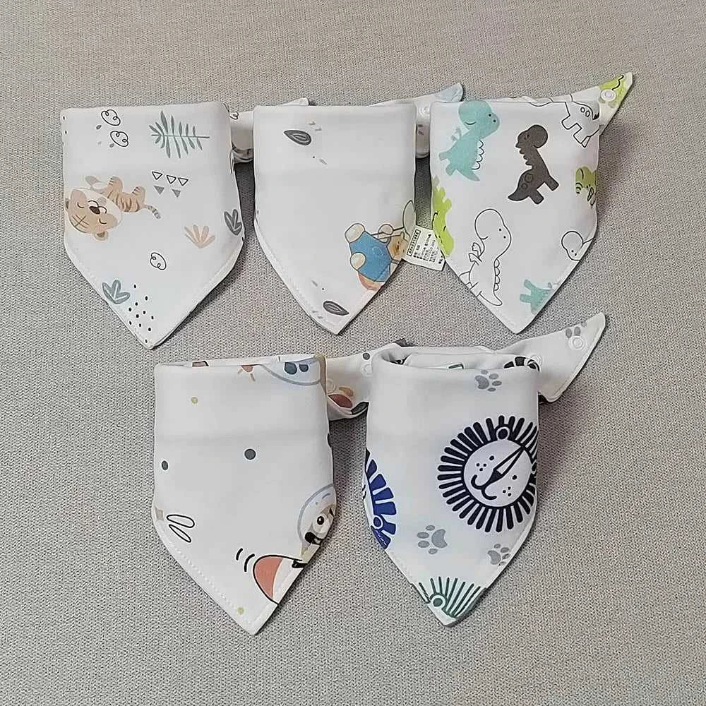 5Pcs/Lot Baby Bandana Bibs Cotton Triangle Double Layer Infant Feeding Burp Cloths Saliva Towel Apron Newborn Accessories The jack market .AU The jack market .AU Mum & Kids: Essential Products for Every Family $ 27 14:173#8;200007763:201336100