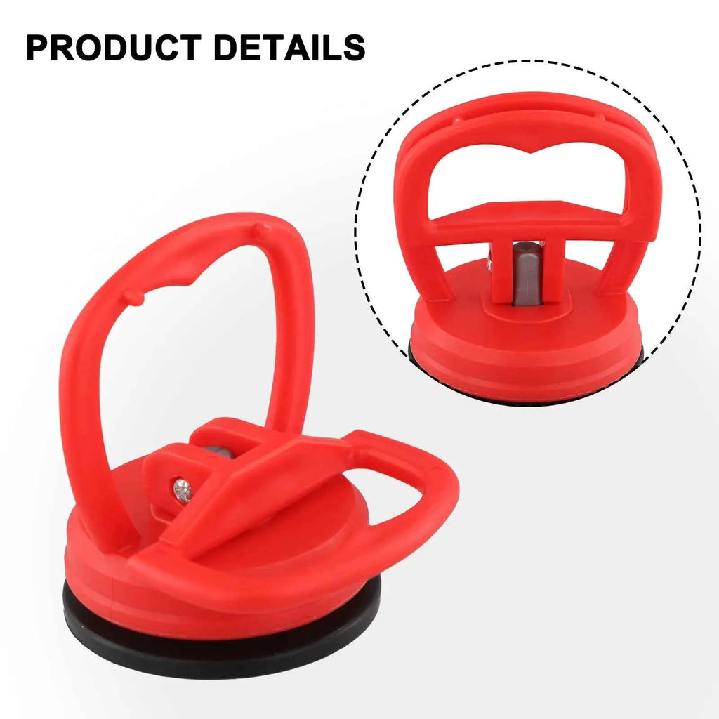 Mini Suction Cup Lifter Glass Puller Sucker Plastic Repair Rubber 1pc Tool 4.72in Dent Panel 5.31*5.12*4.72in Blue