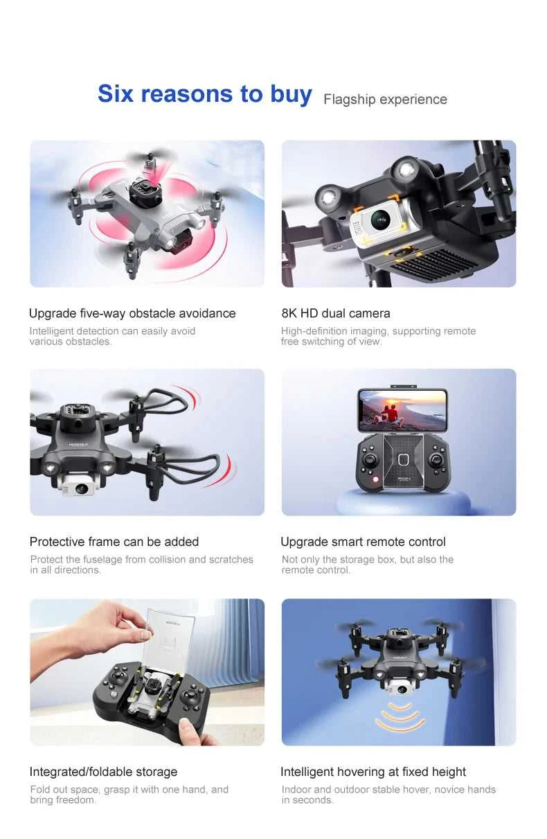 4DRC V30 Mini Drone with Camera HD 4K 1080P FPV RC Drones Profesional Five-sided Obstacle Avoidance Helicopter Drone Toy The jack market .AU The jack market .AU Drones $ 96 14:193;200007763:201336100
