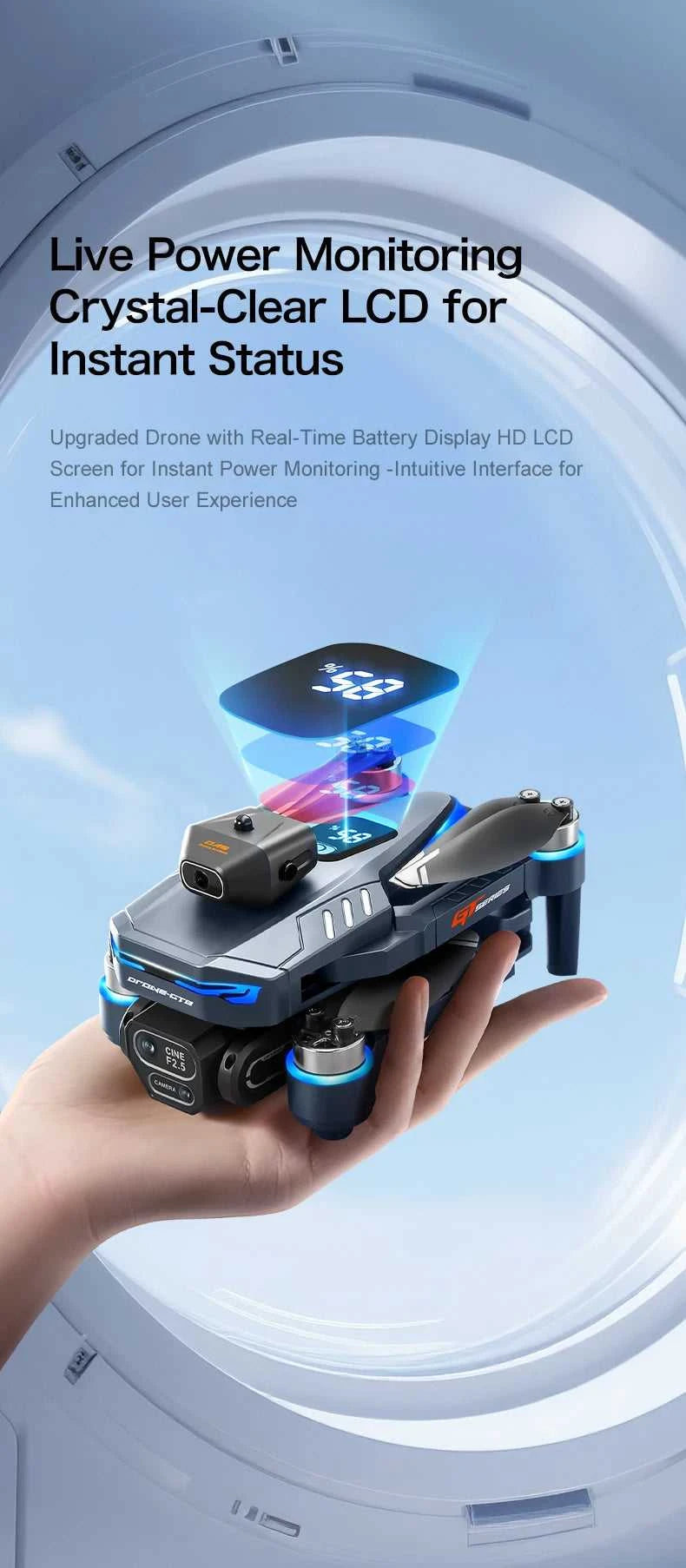 New GT8 Drone 8K Professional HD Dual Cameras Screen Remote 5G WIFI Brushless Motor Obstacle Avoidance Foldable Quadcopter Toys The jack market .AU The jack market .AU Drones $ 115 14:29#GT8 4K