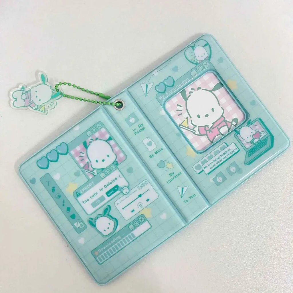 Hello Kitty Refillable Photo Album Cute Cartoon Design for Kpop Star Cards Collection Kawaii Memory Book with PVC Sleeves Gift