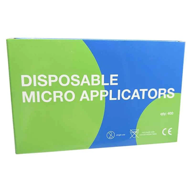TJDent 400pcs/Box Disposable Dental Coating Stick Micro Brushes Applicators Teeth Oral Care Clean Odontologia Extension Material