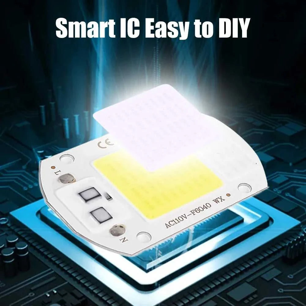 COB Chip LED Lamp 110V 220V 20W 30W 50W Smart IC No Need Driver Lampada LED Bulb Lamp for Flood Light Spotlight DIY Lighting The jack market .AU The jack market .AU Home $ 49 136:200002572#20W 220V warm