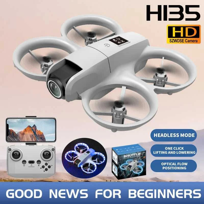 New H135 Mini Drone WIFI FPV Hover Professional 4K Camera Pocket Coloful Lights Dron Rc Plane Foldable Quadcopter RC Toys Gifts The jack market .AU The jack market .AU Drones $ 78 14:29#H135