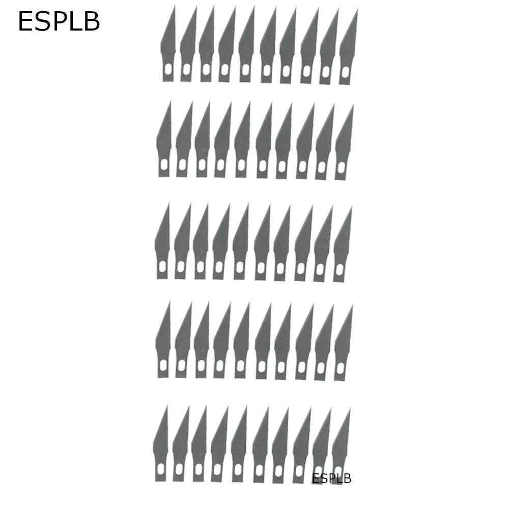 CraftMaster #11 Scalpel Knife Blades - Precision Stainless Steel Engraving & Wood Carving Replacement Blades (50/100pcs)