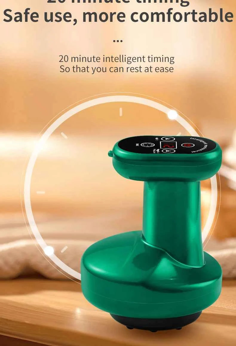 Revitalize Body & Mind Electric Cupping Massager with Infrared Heat & Suction for Cellulite Reduction