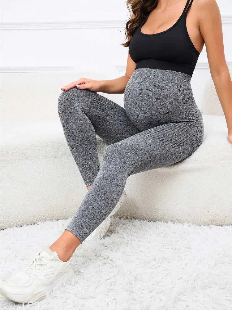 Pregnant Women's Thin Bottoming Pants Spring And Summer New Maternity High Elastic Belly Support Pants The jack market .AU The jack market .AU Mum & Kids: Essential Products for Every Family $ 34 14:200004890#Black-Grey;200000855:361386