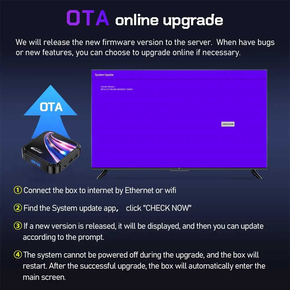 Woopker Android 13 TV Box K52 Rockchip RK3528 Smart TV Box Support 8K Wifi6 BT5.0 YouTube Google Voice Assistant Set Top Box The jack market .AU The jack market .AU Accessories Electronics $ 94 14:350852#4GB 64GB;200009209:201484777