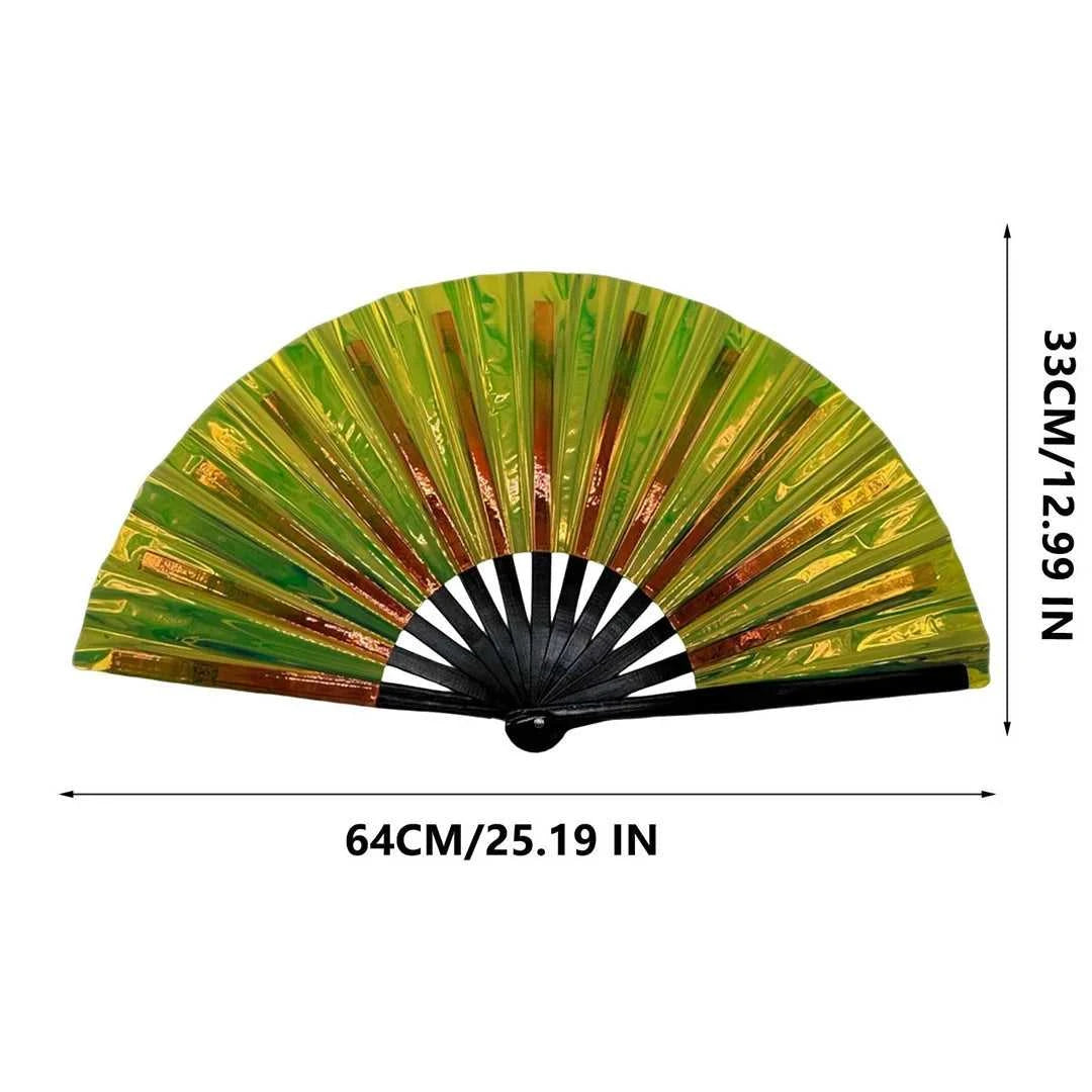 Raves Hand Fan Foldable Craft Holding Lasers Colors Hand Fan Festival Handheld Folding Fan For Dance Decoration Holiday Party The jack market .AU The jack market .AU Home $ 29 14:200000195#silver;200467261:203031825#64x33cm