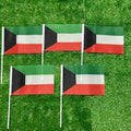SKY FLAG Kuwait hand Flag 10/20/50/100pcs 21*14cm Kuwait Hand Waving Flags With plastic pole For Sports Activity Home Decor The jack market .AU The jack market .AU Home $ 25 14:100006363#20 pcs;5:202800807#14x21cm