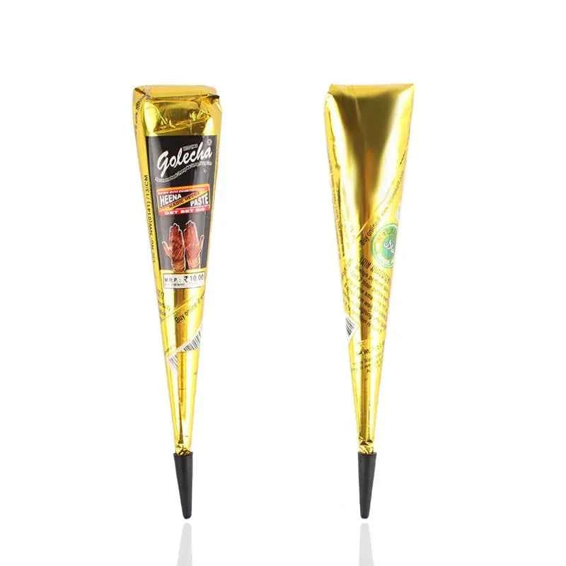 Henna Magic Henna Cones - Vibrant Indian Body Art Paste for Stunning Temporary Tattoos