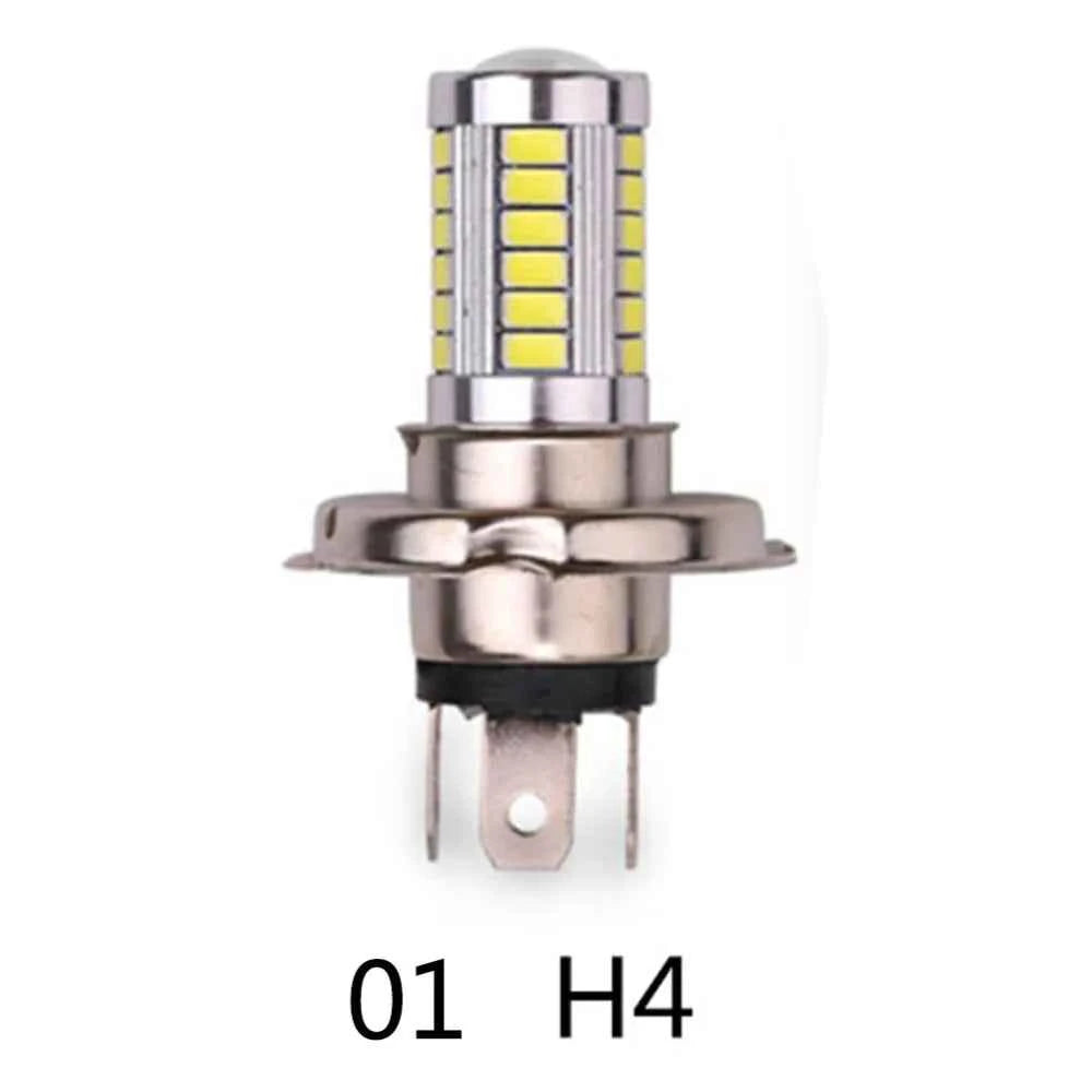 H4/H7/9005/9006 33SMD 800LM COB LED Low Consumption High Power Car Canbus Headlight Bulb Running Light White Motorcycle Fog Lamp
