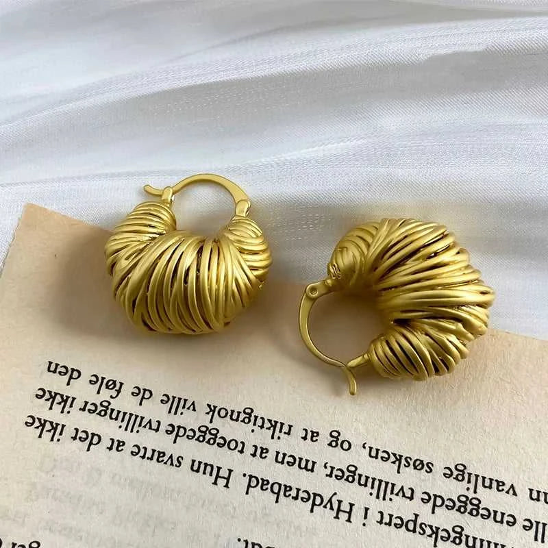 Vintage Weave Coil Shape Unique Women Earrings Party Gifts Wedding Jewelry Personality Elegant Fashion Trendy Accessories QD310 The jack market .AU The jack market .AU Jewellery & Chains $ 57 200001034:201447815#2