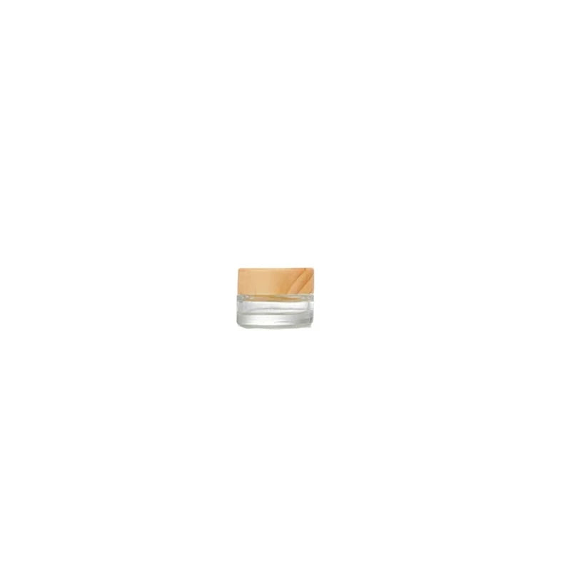 Clear Vision Glass Jars - Refillable 5g-20g Cosmetic Containers with Inner Lid for Cream, Balm & Makeup Storage