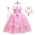Kid Princess Pink Dress Girl Summer Fancy Party Clothes Children Sleeping Beauty Flower Dresses Christmas Carnival Costume Cloth The jack market .AU The jack market .AU Mum & Kids: Essential Products for Every Family $ 49 14:200001438#Aurora03;200000463:200661901#6-7T (Size 140)