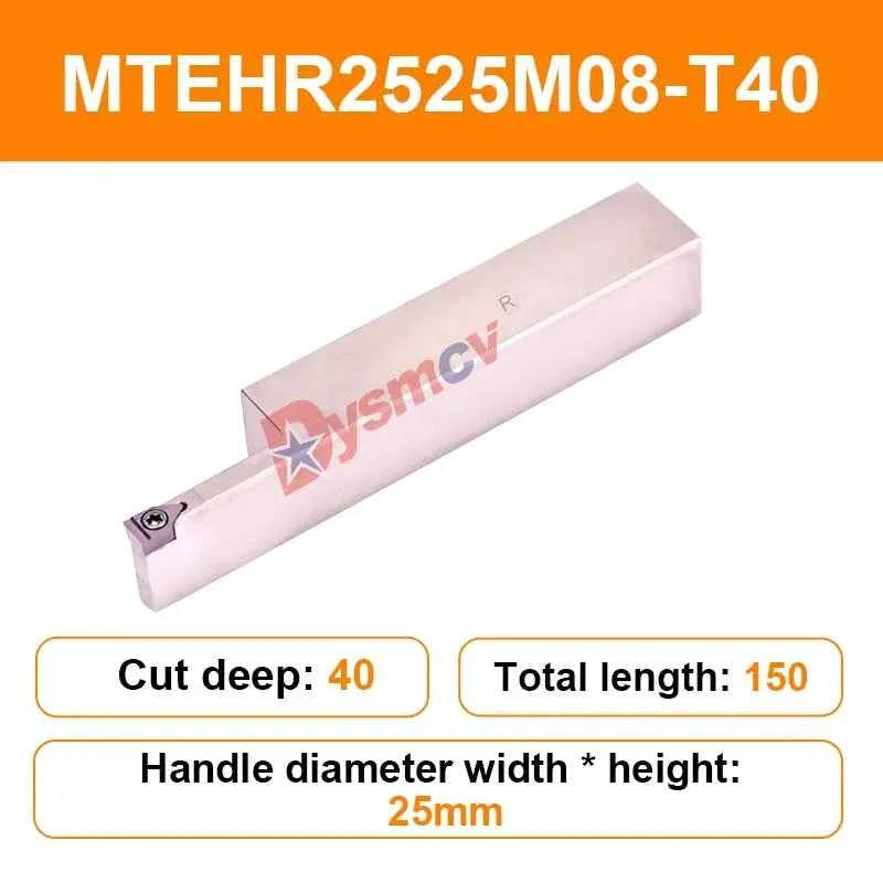 CNC Masters Premium Lathe Tool Holder | MTEHR MTEHL2525/2020/3232 | Deep Grooving & Large Cutting Precision