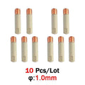MB-15Ak 14Ak Mig Coating Protection 0.8/1.0/1.2mm Contact Tip Ceramic Nozzle Non-stick Welding Slag European Welding Accessories