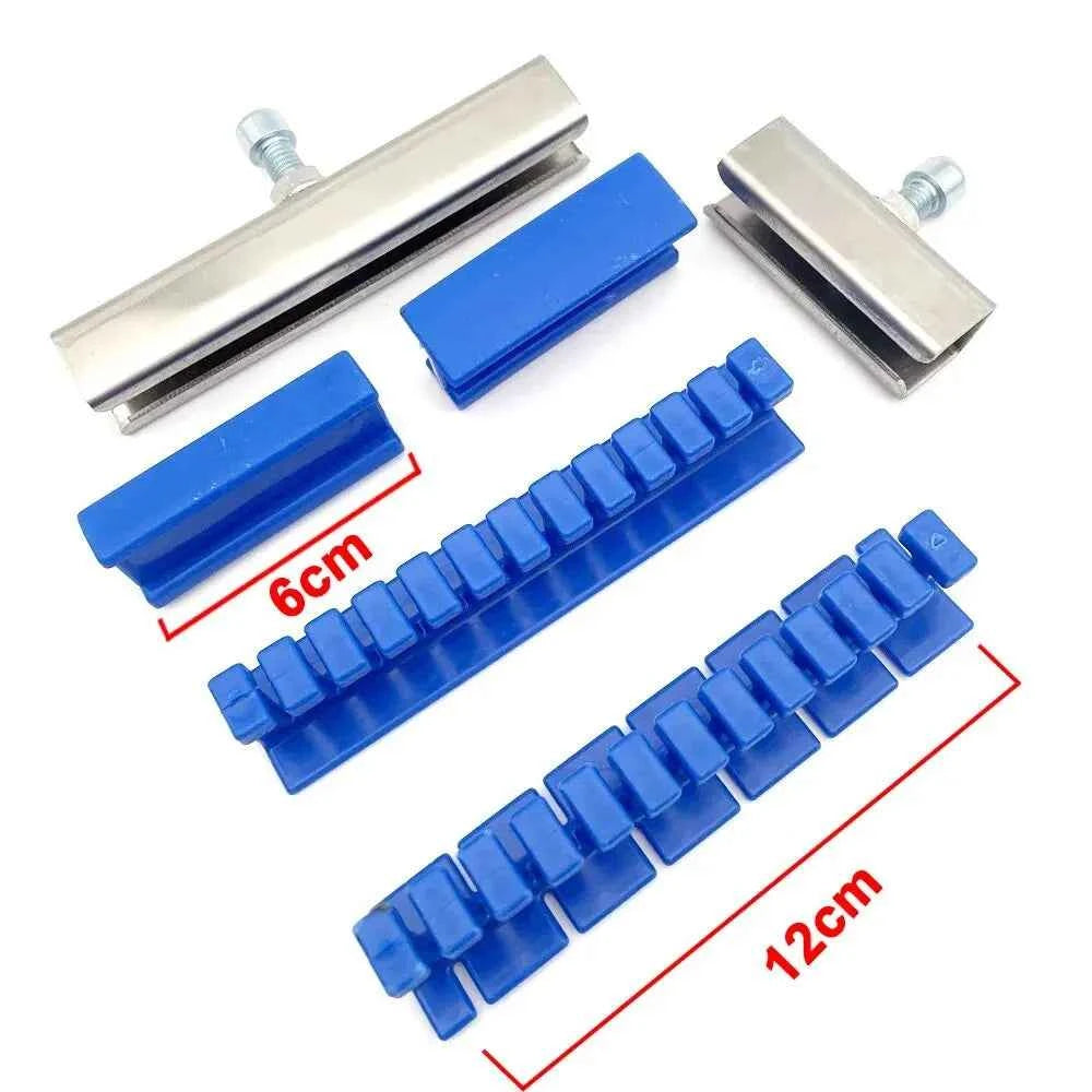 6Pcs Adhesive Blue Glue Tabs Car Paintless Dent Repair Removal Tool Auto Body Dent Removal Pulling Tabs Pull Tabs for Car