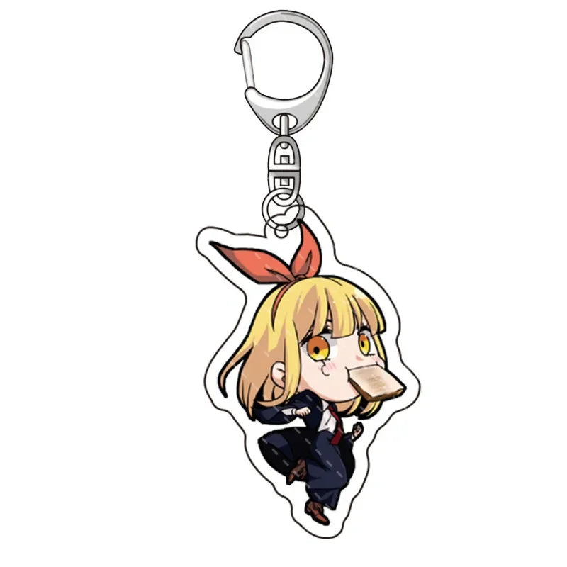 Anime Mashle Acrylic Keychains Double Side Acrylic Figure Key Ring Creative Pendant Xmas Halloween Fans Gift
