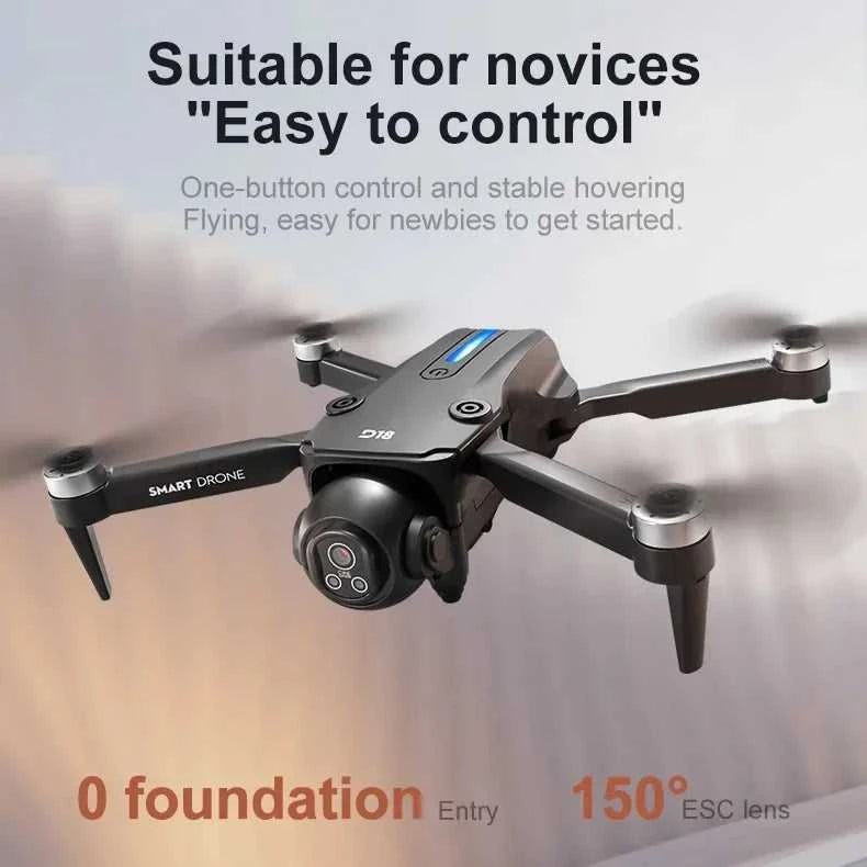 Lenovo D18 Drone 8K Aerial HD Dual-Camera Intelligent Obstacle Avoidance Brushless Power 5G WIFI Screen Remote Control GPS Drone The jack market .AU The jack market .AU Drones $ 97 14:175#Black-8K HD-VR