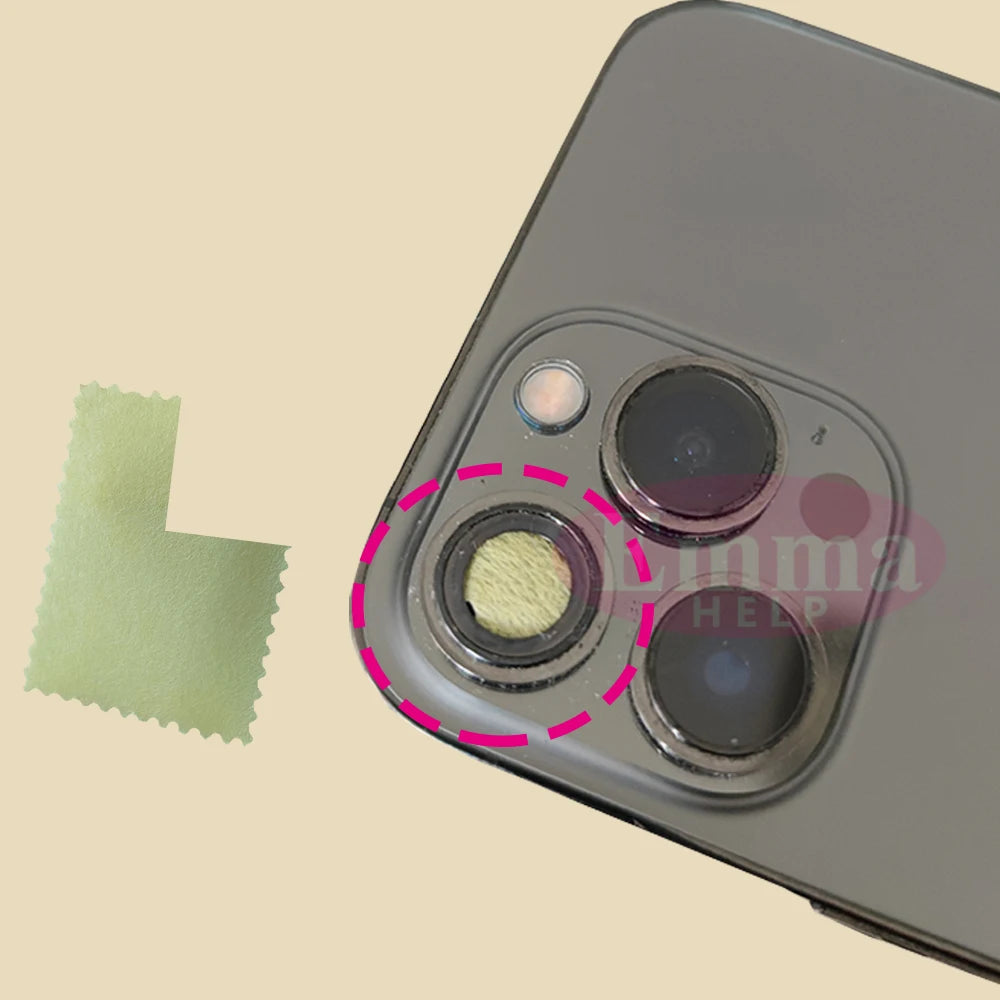 Sapphire Camera Lens Glass for iPhone 15/14/13/12/11 Pro Max Plus Mini - Complete Repair Kit with Adhesive