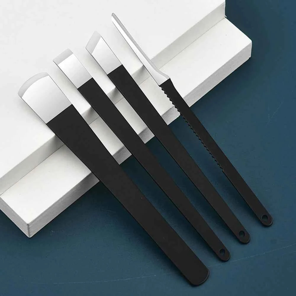 5Pcs New Toenail Knives Lifter   Callus Shavers Pedicure Knife Set Professional Pedicure Tools Kit With Storage Box