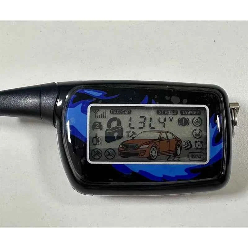 LCD Remote Control Key Compatible with Keychain logicar 3 Logicar 4 Scher-Khan two way car alarm system