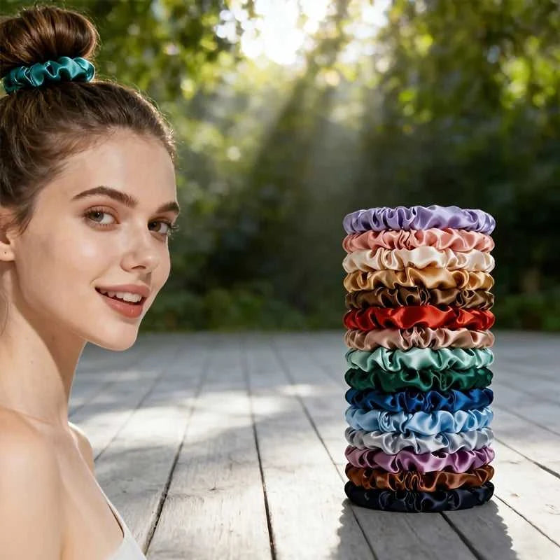 19pcs Satin Hair Scrunchies for Women - Softer Than Silk Scrunchies for Hair | Satin Scrunchies for Girls The jack market .AU The jack market .AU Jewellery & Chains $ 50 200001033:361180#19pcs random color