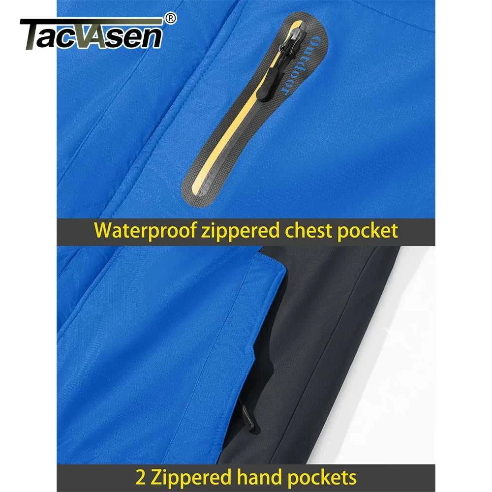 TACVASEN Men's Waterproof Ski Jacket Fleece Lining Warmth Parka Winter Snow Working Outdoors Hooded Coat Rain Shell Windbreaker The jack market .AU The jack market .AU Men Fashion $ 76 14:771#Blue;5:361385#CN 4XL (US L)