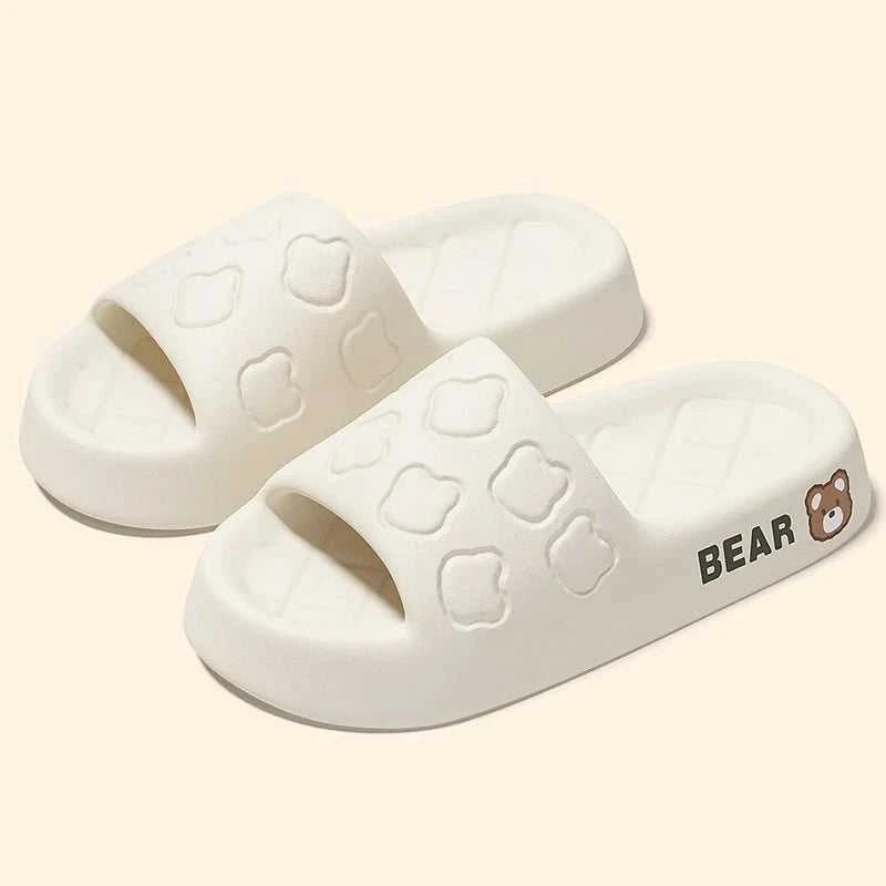 Evshine Women Flat slippers Women Shoes EVA Bathroom Slippers Summer Cartoon Bear Slippers Outdoor Casual Soft Beach Slippers The jack market .AU The jack market .AU Step Up Your Style: Trendy Shoes for Every Occasion! $ 60 14:9859092#White;200000124:200000337#42-43;200007763:201336100
