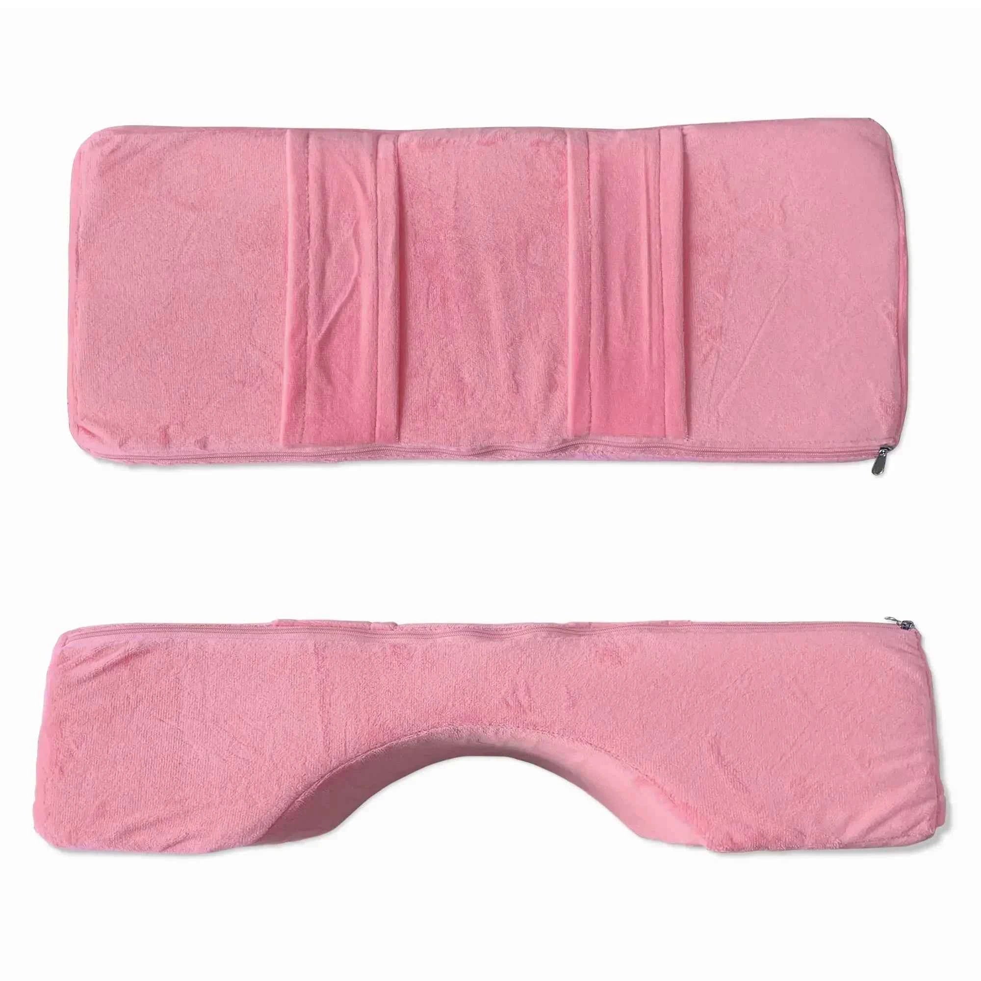 LashLux Memory Foam Eyelash Extension Pillow with Neck Support & Pocket for Ultimate Comfort
