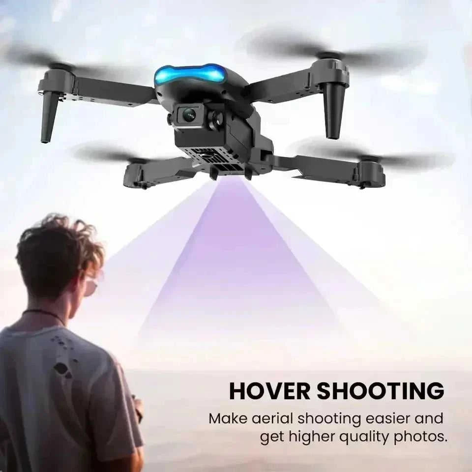 New E99Pro RC Drone 4K Professinal With Wide Angle Dual HD Camera Foldable RC Helicopter 5G WIFI FPV Height Hold Apron Sell The jack market .AU The jack market .AU Drones $ 75 14:193#E99-Dual-4K-Bag-Box
