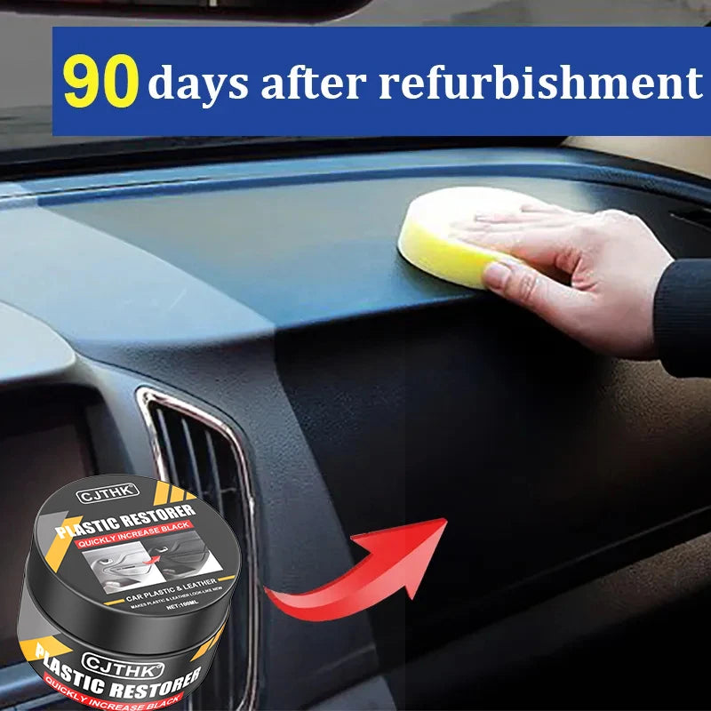 Car Plastic Restorer Back To Black Gloss Auto Interior Leather & Panel Renewal Wax Coating Agent Auto Polish And Repair Coating