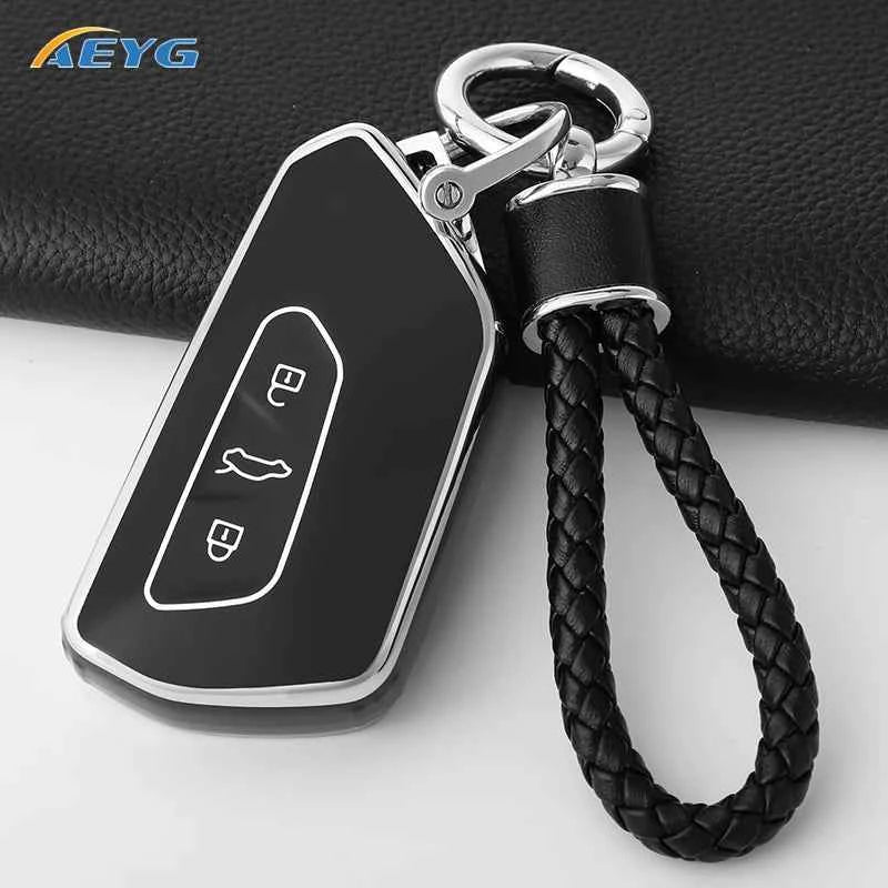 TPU Car Remote Key Case Cover For Volkseagen VW Golf 8 MK8 GTI GTD R ID.3 ID.4 2020 Cupra Auto Interior Decoration