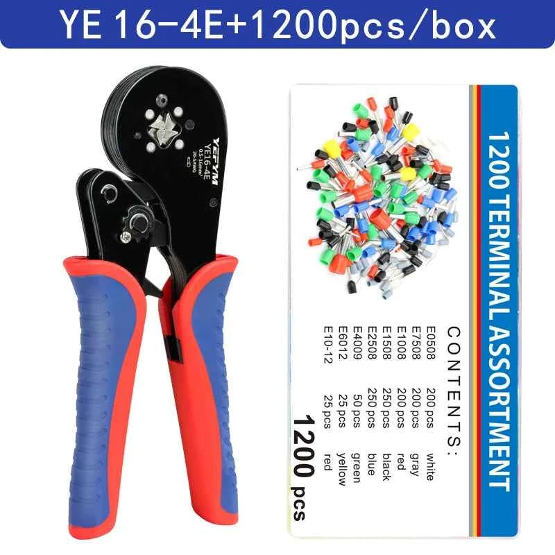 HSC8 Crimping Pliers - Versatile Wire Crimper for Ferrule Sleeves & Tubular Terminals