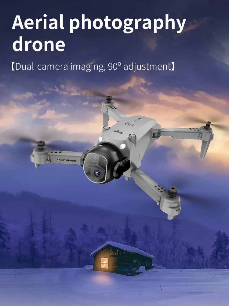 Lenovo E4 Drone 8K Aerial HD Gradient Flowing Light Dual-Camera Omnidirectional Obstacle Avoidance Brushless Motor GPS UAV