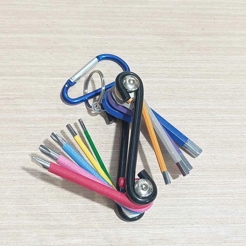 9Pcs S2 Alloy Steel Hex Key Set with Quick Snap Adapter & Ball Head for Ultimate Precision