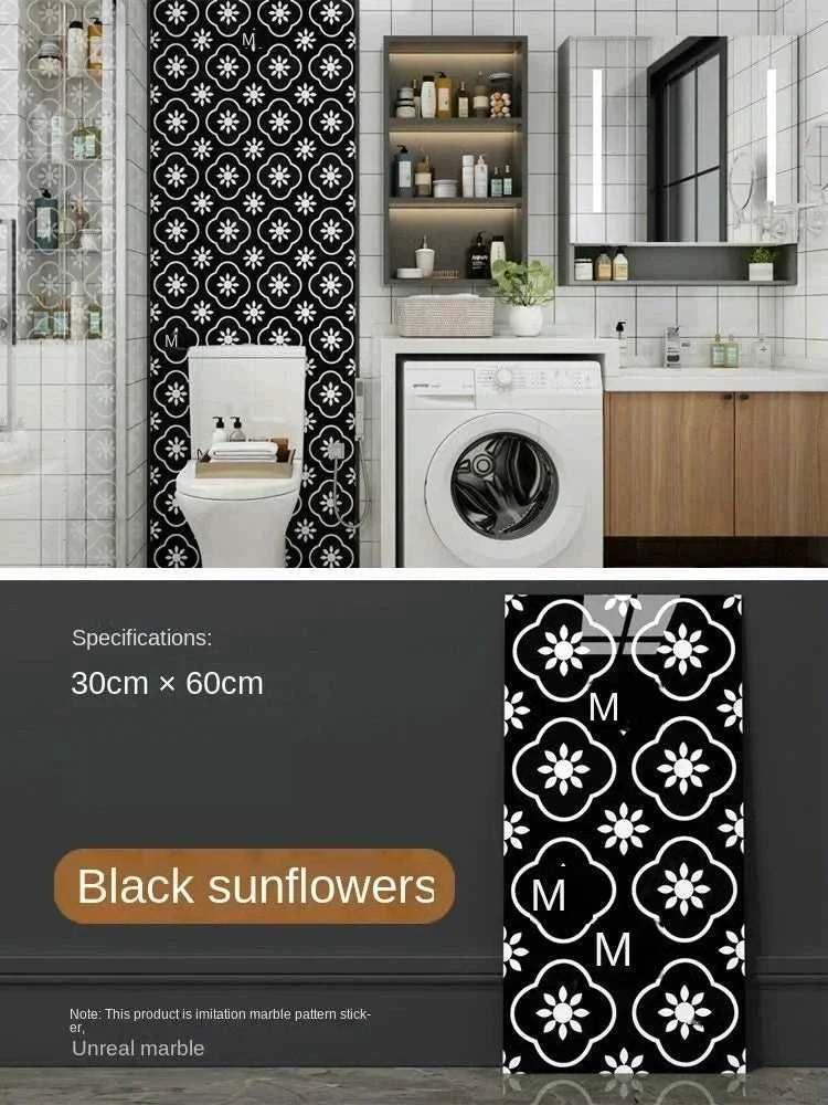 Imitation ceramic tile wall sticker wallpaper self-adhesive bathroom marble sticker self-adhesive background wall wallpaper The jack market .AU The jack market .AU Home $ 113 14:365458#White brick pattern;5:871#30X60CM 20PCS