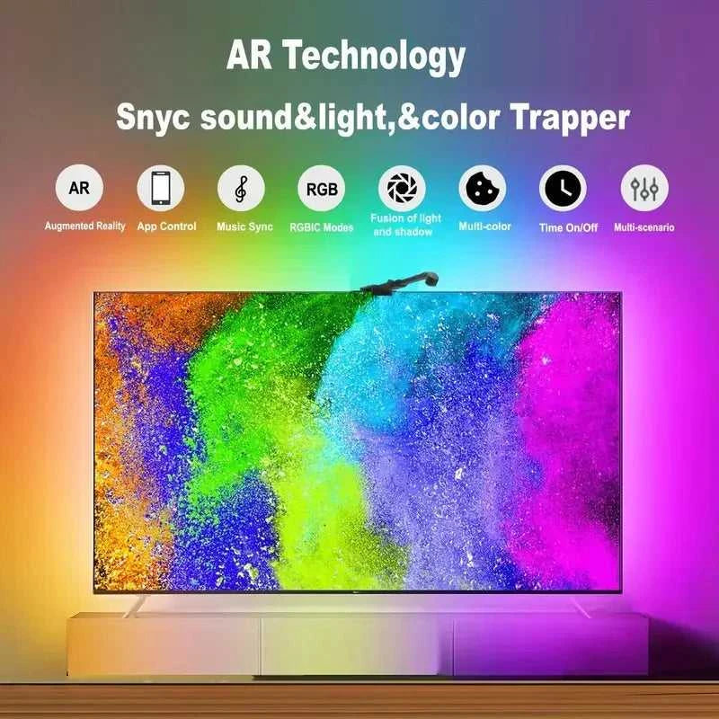 LED TV Backlight Strip with Camera Sync to 55-85 Inch TVs Smart RGB-IC LED Strip Lights for Gaming Room 55-85inch Ambient Light The jack market .AU The jack market .AU Home $ 76 136:200002572#12.5FT for 55-65in
