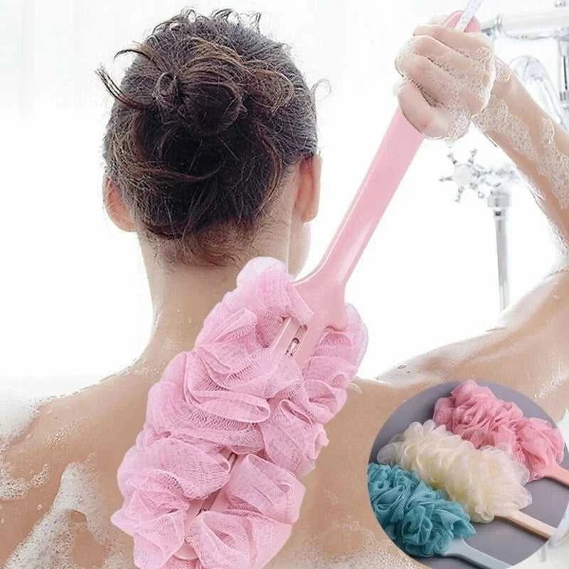 1PCS Long Handle Bath Brush Back Bath Shower Scrubber Body Soft Mesh Scrub Puff Clean Oneself Bath Back Brush The jack market .AU The jack market .AU Home $ 22 14:193#Beige