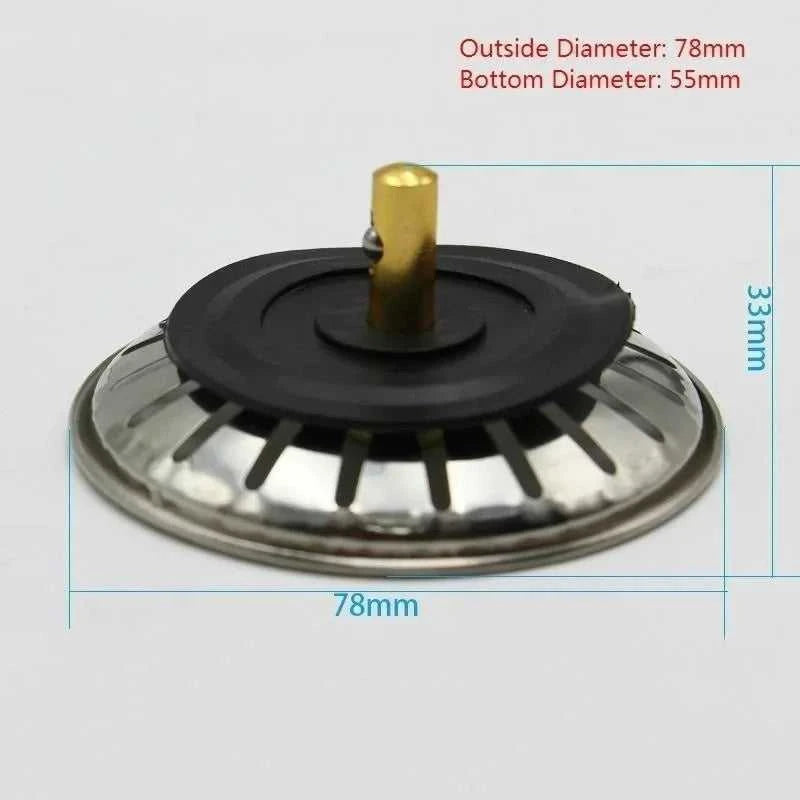 2pcs Kitchen Sink Strainer Stopper Waste Plug Sink Filter Filtre Sink Strainer Filter Floor Drain Kitchen Tools The jack market .AU The jack market .AU Home $ 49 14:350850#Gold-2pcs