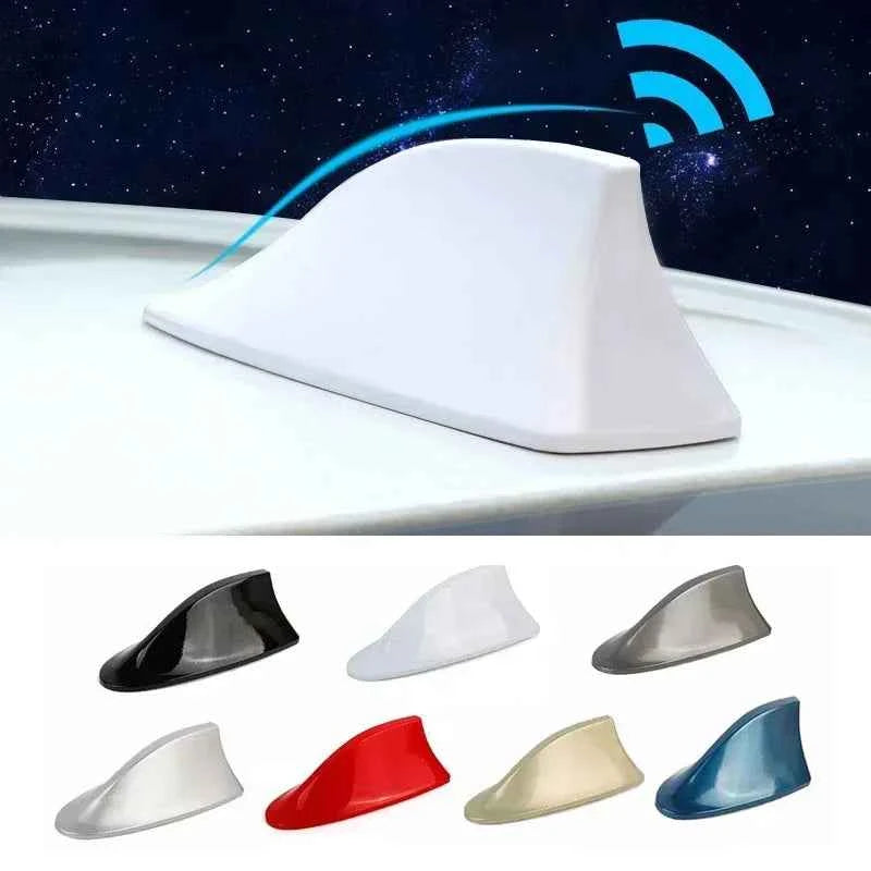 Car Radio Shark Fin Car Shark Antenna Radio FM Signal Design for All Automobiles Aerials Auto Exterior Styling Replacement Parts