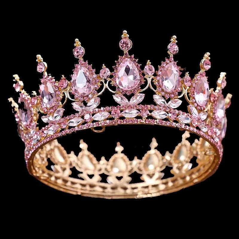 Wholesale Gold Crystal Headdress Prom Pageant Full Round Circle King Crowns For Cake Decoration The jack market .AU The jack market .AU Jewellery & Chains $ 65 200001033:200025551#C21;351:200001569