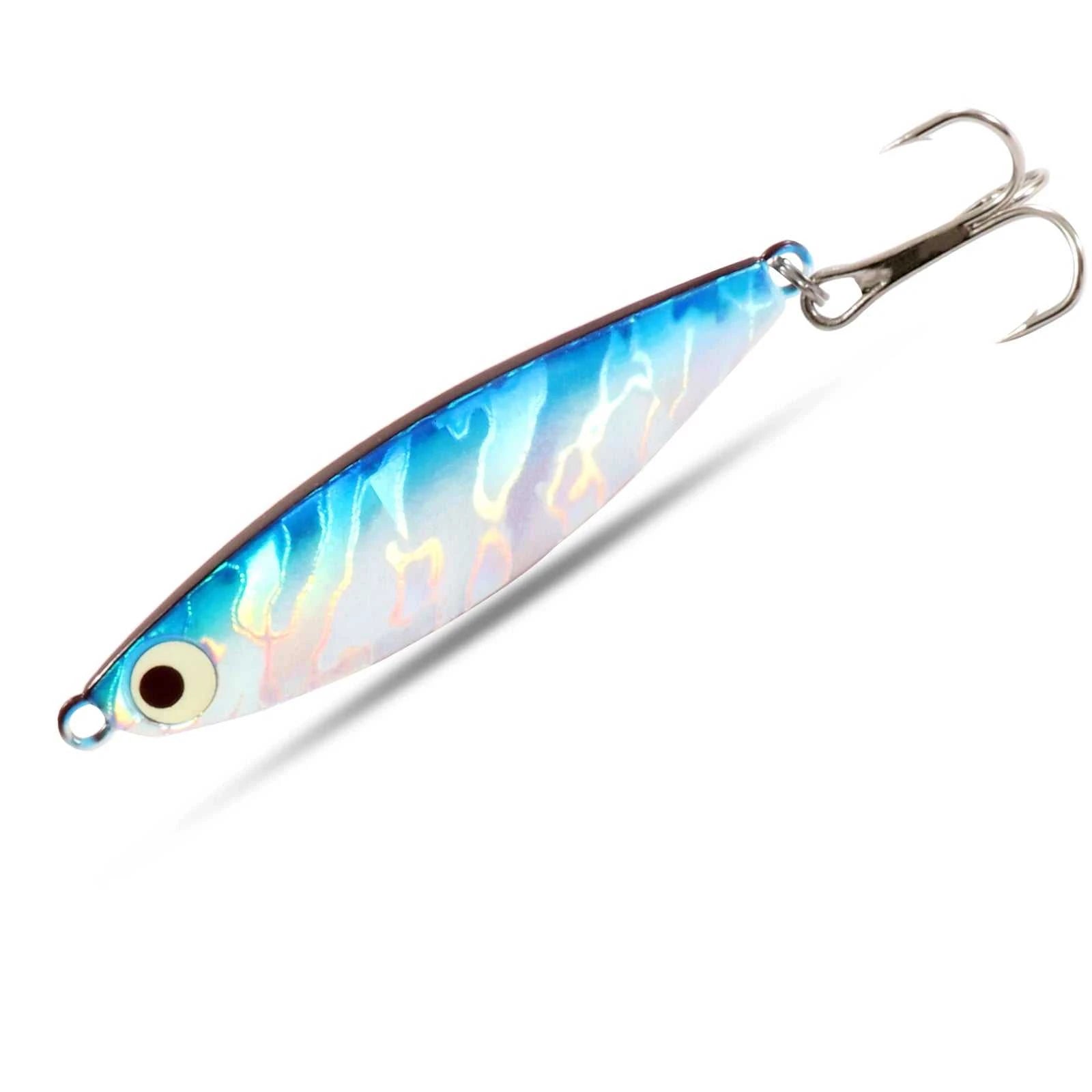 Fishing Lures Metal Jig Spinning Spoon Feather Carbon Hook Hard Artificial Bait Luminous Eye Sinking Casting Bass Tackle Pesca The jack market .AU The jack market .AU Fishing Gear $ 21 14:29#Fishing Lure A