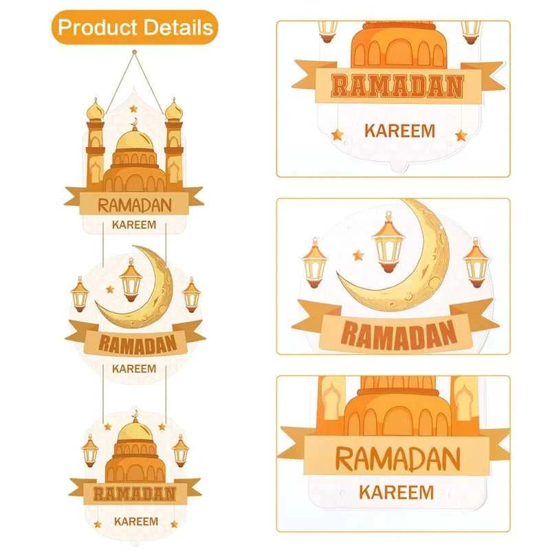 Eid Mubarak Door Hanging Flag Kareem Ramadan Decor for Home 2025 Ramadan Mubarak Islamic Muslim Party Decor Happy Eid Al Adha The jack market .AU The jack market .AU Home $ 20 14:202418806#paper door hanging 3