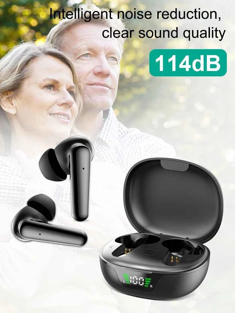 HearingPro Bluetooth Hearing Aids - 12 Channels, APP Control, Noise Reduction for Seniors