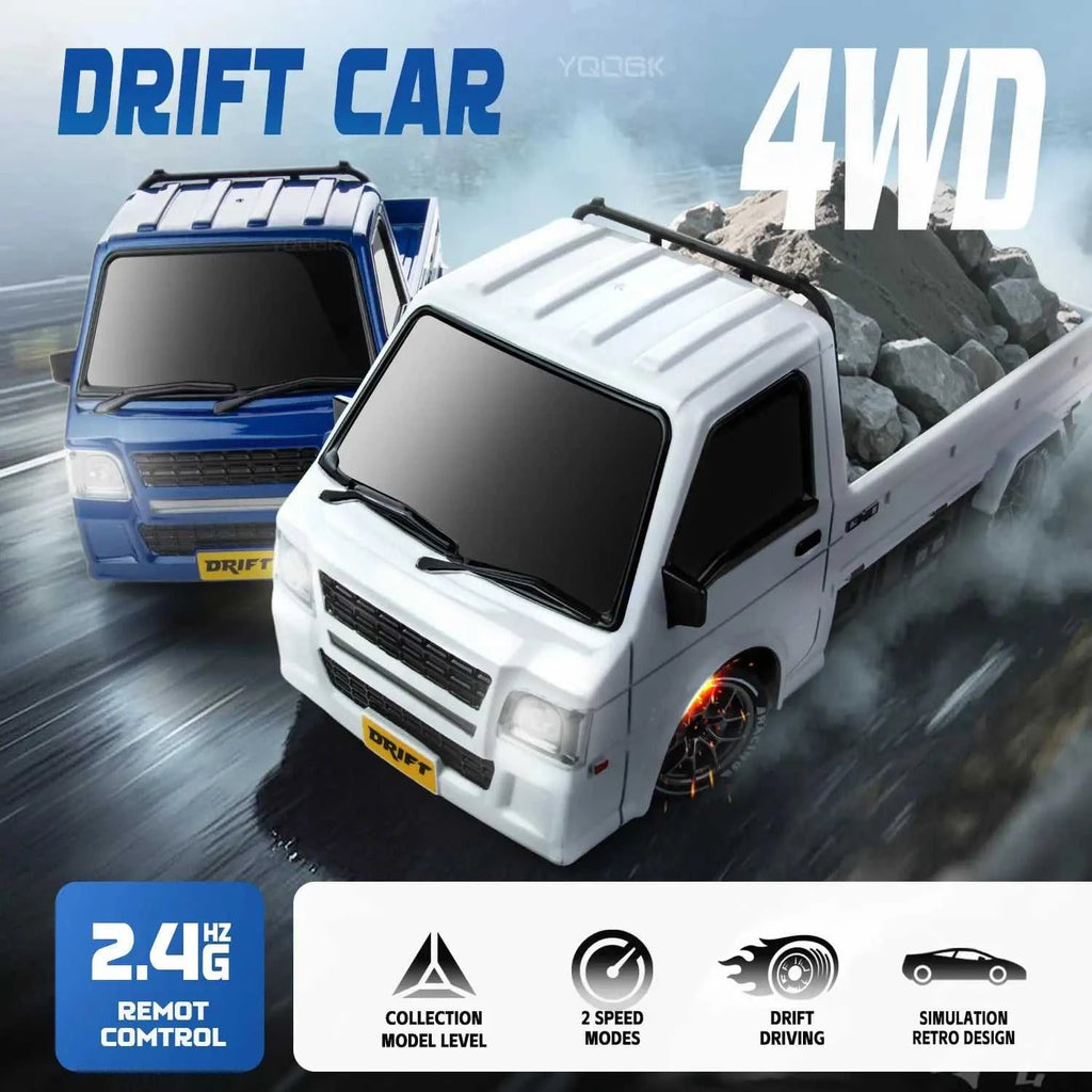1/24 Remote Control Drift Car, 2.4GHz 20km/h Four-Wheel Drive High-Speed Remote Control Truck, Drift Tires & Dual Battery Racing The jack market .AU The jack market .AU Little Wonders $ 83 14:173