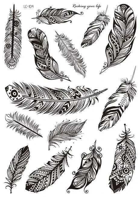 Henna Luxe Temporary Waterproof Tattoos - Sexy Body Art for 6 Months, Perfect for Festivals and Bold Self-Expression